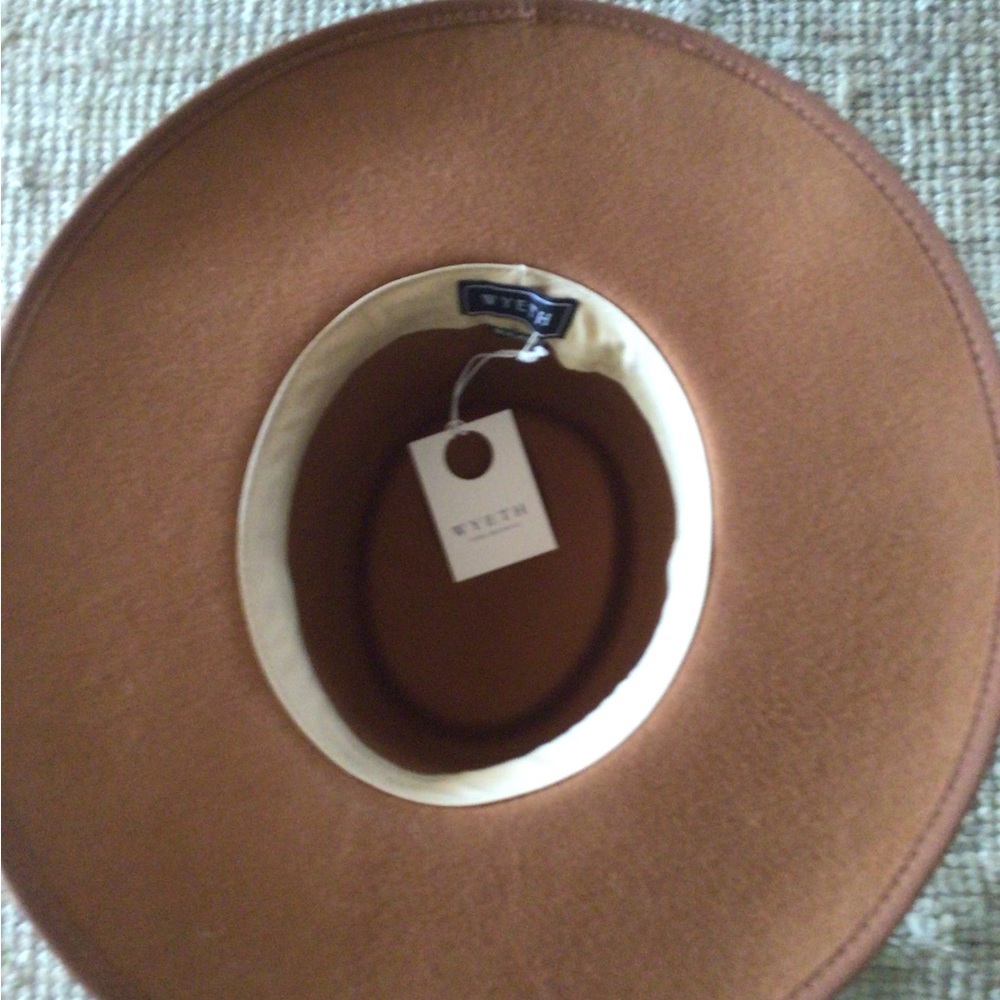 Rare Wyeth rich cocoa wool boater - Picture 4 of 5